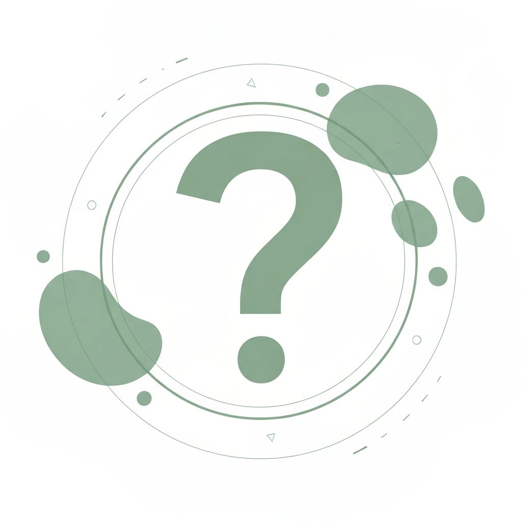 Conceptual illustration of questions and learning